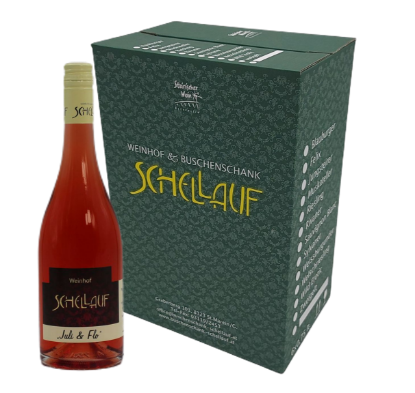 Zeige Details für Rosé Frizzante Juli & Flo - 0,75l - 6er Weinkarton Bild von Rosé Frizzante Juli & Flo - 0,75l - 6er Weinkarton