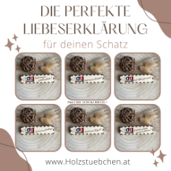 Picture of Du bist die Liebe meines Lebens, gravierte Geschenkbox aus Holz mit Schokoriegel, als Mitbringsel oder kleine Aufmerksamkeit für deine Liebsten