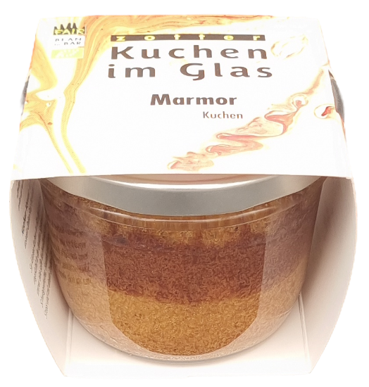 Picture of BIO Kuchen im Glas -Marmorkuchen  - zotter