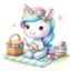Bild von Einhorn Picknick
