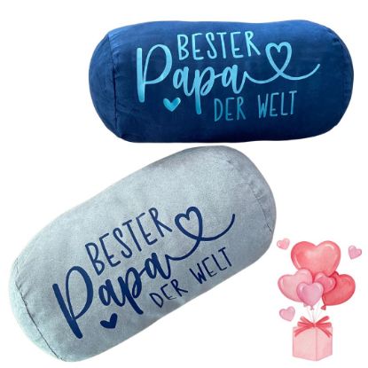 Bild von Nackenkissen „Bester Papa der Welt“ – Geschenk zum Vatertag